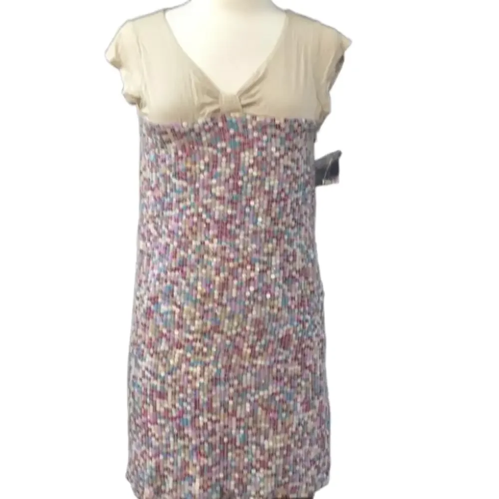 NWT Wink Silk and Sequin Dress Size S